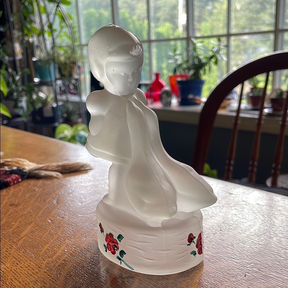 Hummel Frosted Glass Figurine